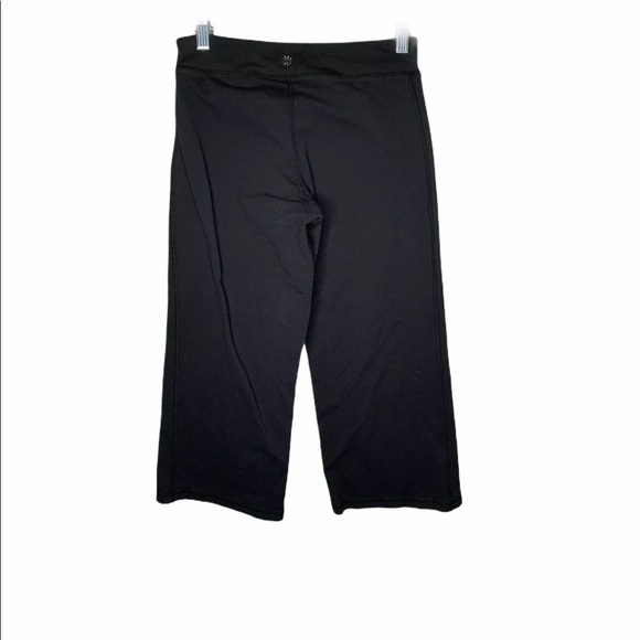 Athleta Crop wide leg leggings size small black - Picture 6 of 6